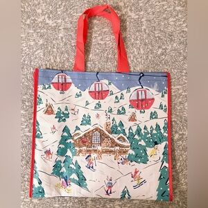 T.J.Maxx Sierra Winter Skiing Lodge Resort Reusable Tote Bag Breckenridge